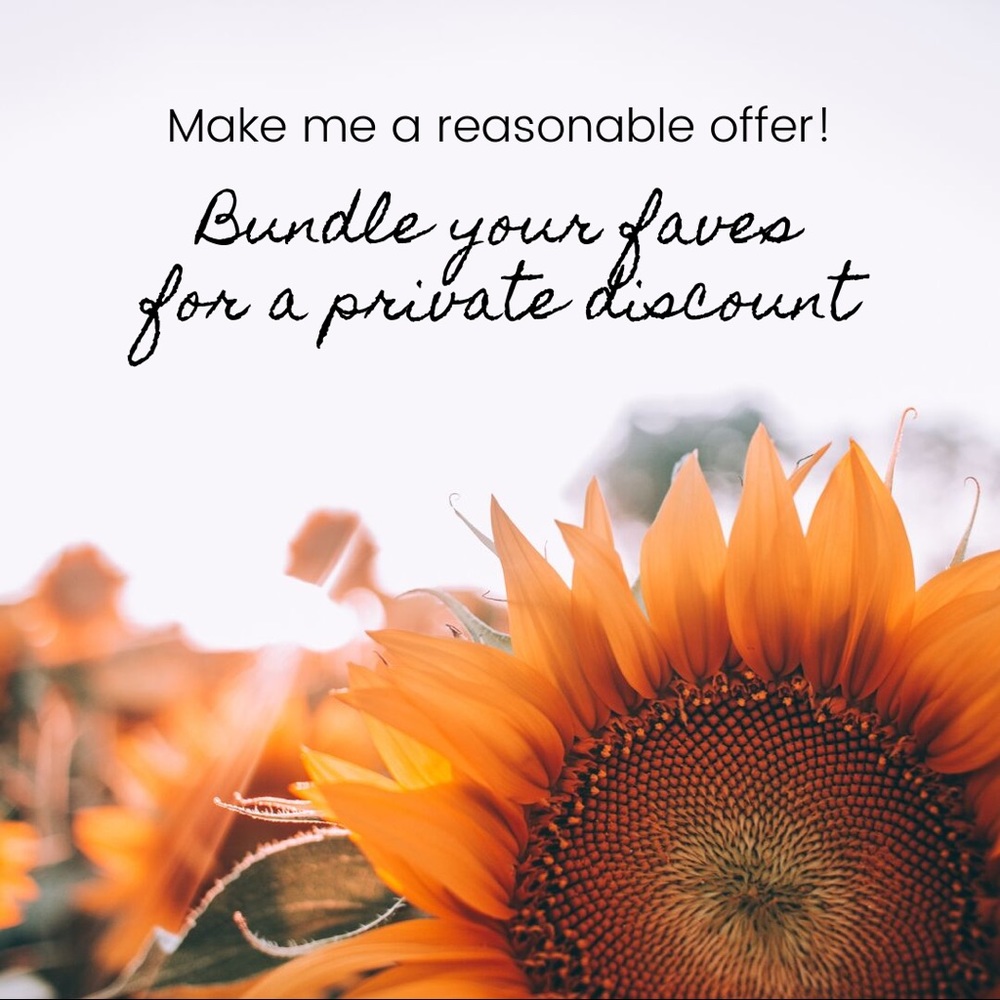 Bundle to save! Open to any reasonable offers 🌻
